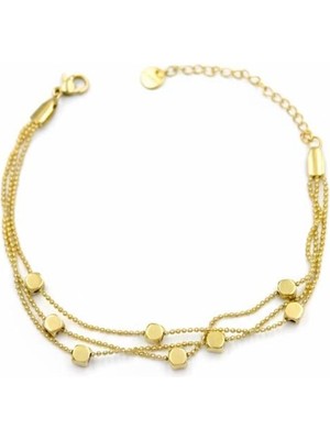 İsmiyle Al Küp Bileklik - Altın