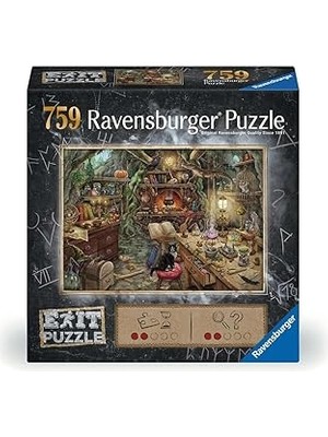 SHC4200 Ravensburger Exit Yapboz 19952 Cadı Mutfağı, 759 Parça