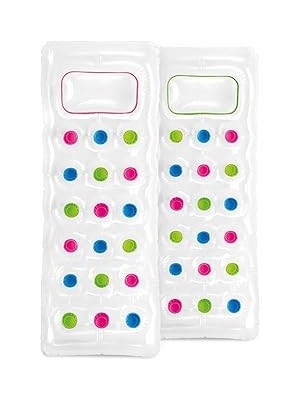 SHC4200 Intex 59894 Şeffaf Pencereli Bardaklı Yatak 188 Cm, Su Sporları, Plaj Malzemesi, Şişme Ürün, Yüzme