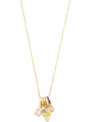 İsmiyle Al Charm Kolye - Altın