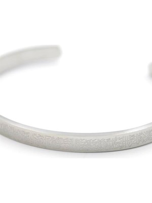 İsmiyle Al Ayetel Kürsi Bilezik - Gümüş