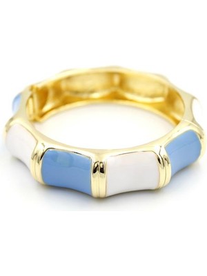 İsmiyle Al Mineli Bilezik - Mavi