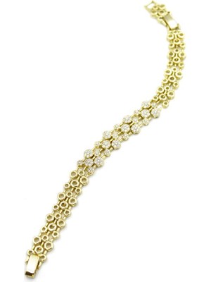 İsmiyle Al Xuping Vip Bileklik - 14K Altın