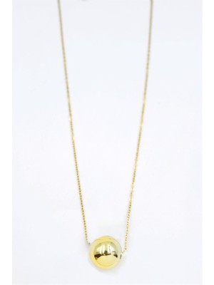 İsmiyle Al Top Kolye - Altın