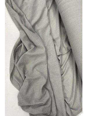 İsmiyle Al Keten Kumaş - Organik Kumaş - Perde Kumaşı - Ince Keten - Kıyafet Için Kumaş Örtü Gri 42