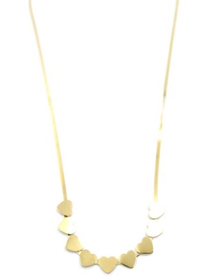 İsmiyle Al Kalp Kolye - Altın