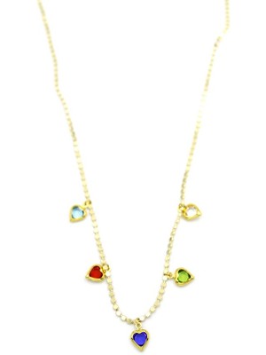 İsmiyle Al Ezme Zincir Charm Kolye - Altın