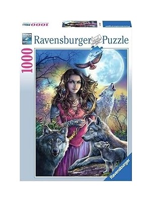 SHC4200 Ravensburger 1000 Parça Kurtlarla Kadın Puzzle
