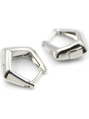 İsmiyle Al Halka Küpe - Gümüş