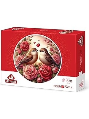 SHC4200 Puzzle Güller ve Aşk 570 Parça Round Puzzle