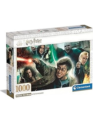 SHC4200 Clementoni 39788 Harry Potter POTTER-1000 Parçalı Yapboz, Yetişkinler Için, Italya'da Üretilmi