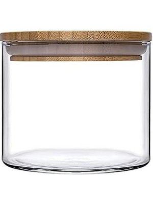 SHC4200 Bamboo Ahşap Kapaklı Kavanoz, 700 ml