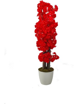 Yapay Bahar Dalı Ağacı, Kırmızı, 100 cm