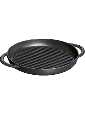 SHC4200 Staub Döküm Izgara Tava Çift Kulplu 26 cm Siyah