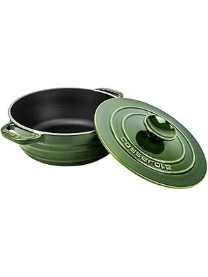 SHC4200 Lava Döküm Yuvarlak Tencere Döküm Demir Kapak Experience Majolik Serisi ÇAP(Ø)28CM