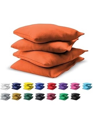 SHC4200 Gosports Cornhole Resmi Fasulye Torbası Oyun Torbaları, 4’lü Set, Tüm Hava Koşullarına Uygun, Renkl