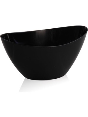 Serinova Saksı Kayık Aranjman, No:4, 7.5 L, 16X45X19 Cm, Siyah