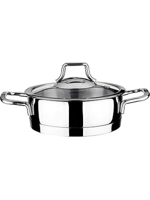 SHC4200 Leggno Vita 16CM Cam Kapaklı Çelik Sahan