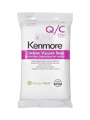 SHC4200 Kenmore 53292 Tip Q Hepa Yedek Toz Torbaları Teneke Kutu Vakum 81214, 81414, 81714, 21814, BC2005,