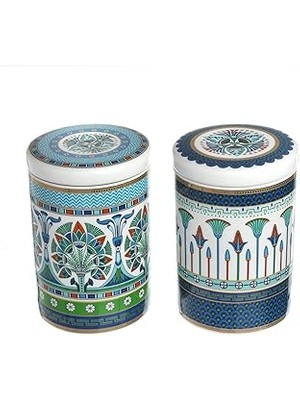 SHC4200 Lucky Callista Bone 2'li Kavanoz Seti 13 cm