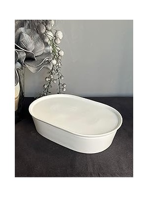 SHC4200 Pera 28 cm Oval Kapaklı Fırın &amp; Saklama Kabı