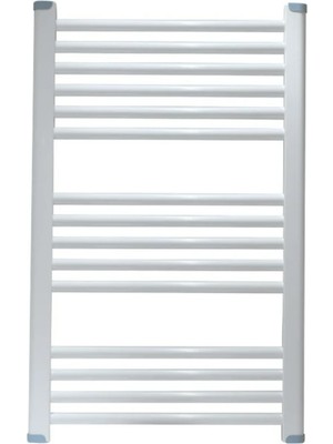 Havlupan Panel Radyatör, Banyo Kalorifer, H80 Cm, G50 Cm, Q22 Mm, Beyaz