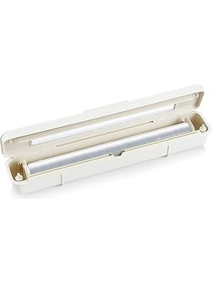 SHC4200 Tescoma Flexispace 899478 Şeffaf Film ve Alüminyum Folyo Dispanseri, Beyaz