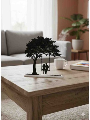 3D VAN TASARIM "zamanın Durduğu An" Konulu Dekoratif Ince Ağaç Figürü