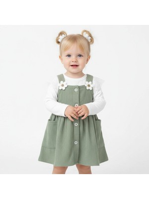 Seabubbles Yakası Dantelli Jile Kız Çocuk Elbise