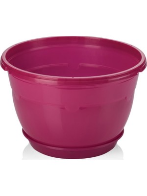 Serinova Saksı Safir Makrome, No:1, 1.7 L, 18X56 Cm, Vişne