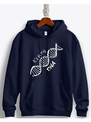 MGAX It's In My Dna Zincir Baskılı Regular Kapşonlu Sweatshirt