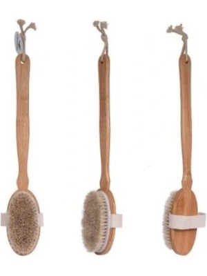 Organik Doğal At Kılı Banyo Fırçası