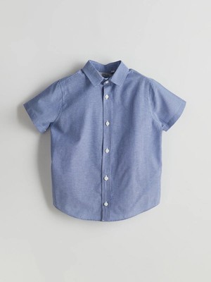 Lc Waikiki Yeni Sezon Kısa Kollu Çizgili Erkek Çocuk Gömlek