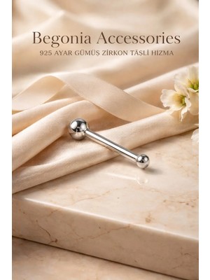 Begonia Accessories 925 Ayar Gümüş Minimal Toplu1 Adet Hızma – Tragus Küpe, Unisex Gümüş Takı, Zarif & Şık Tasarım, Günlük ve Özel Gün Kullanımı