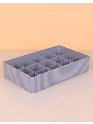 İsmiyle Al Onbeş Bölmeli Organizer 30 cm Plastik ROYALEKS-LV-245