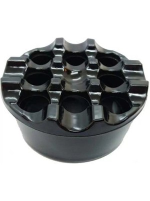 İsmiyle Al Izgaralı Yuvarlak Küllük ROYALEKS-RA-647