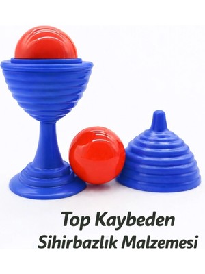Shoplet Mavi Renk Sihirli Kupa Top Kaybetme Oyunu 7 cm