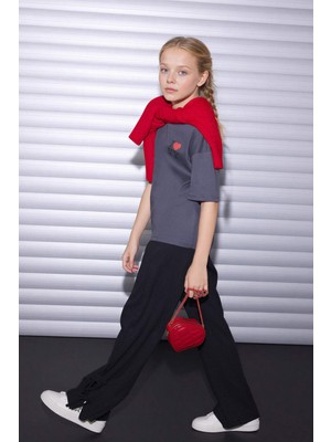 DeFacto Wide Leg Pantolon Kız Çocuk G8388A826SM