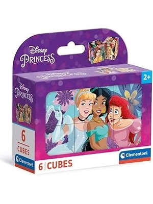 SHC4200 Clementoni 6 Parça Küp Puzzle Princess
