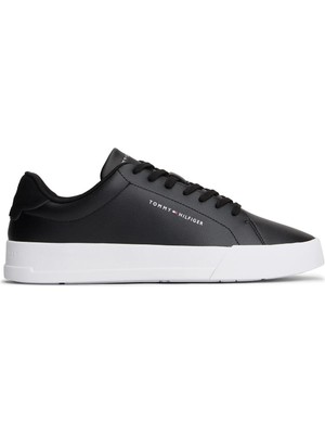 Tommy Hilfiger Siyah Erkek Sneaker Th Court Core