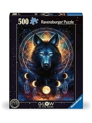 SHC4200 Ravensburger 500P Puzzle Parlayan Kurt, Yapboz