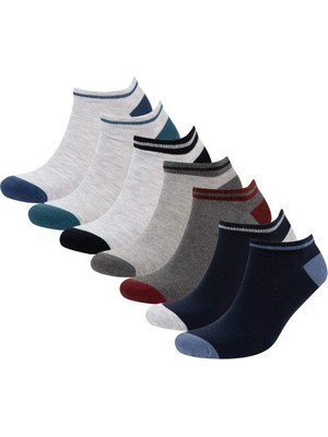 DeFacto Erkek 5li Pamuklu Patik ÇORAP C6771AXNS