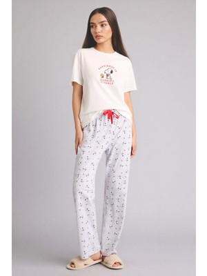 DeFacto Snoopy Regular Fit Kısa Kollu 2'li Takım G8320AX26SP