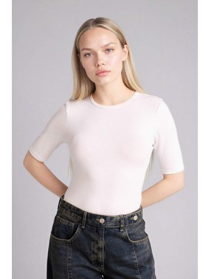 DeFacto Regular Fit Basic Premium Tişört G9550AX26SP