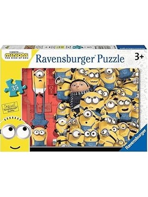 SHC4200 Ravensburger 5063 Minyonlar 2 Gru'nun Yükselişi 35 Parça 3 Yaş ve Üzeri Çocuklar Için Yapboz