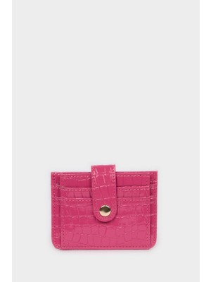 DeFacto Kadın Suni Deri Kartlık H0953AXNS Şık Tasarım ve Minimalist Stil ile Kullanım İçin