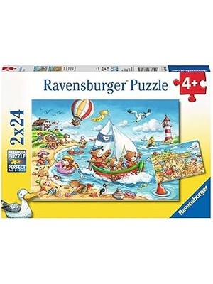 SHC4200 Ravensburger 2X24 Parça Yapboz Seaside Holiday