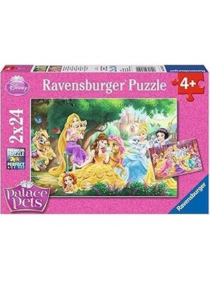 SHC4200 Ravensburger 89529 Wd 2X24P Puzzle Prenses'ın Arkadaşları