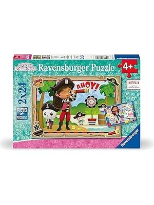 SHC4200 Ravensburger, 2X24P Puzzle Gabby's Dollhouse, Çocuk Puzzle