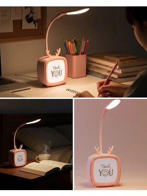 Shoplet Modern Tasarımlı Şarj Edilebilir LED Gece Lambası
